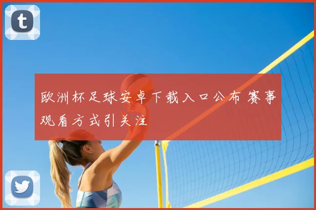 欧洲杯足球安卓下载入口公布 赛事观看方式引关注